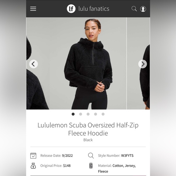 Lululemon Scuba Oversized Half-Zip Sherpa/Fleece hoodie M - Picture 8 of 8